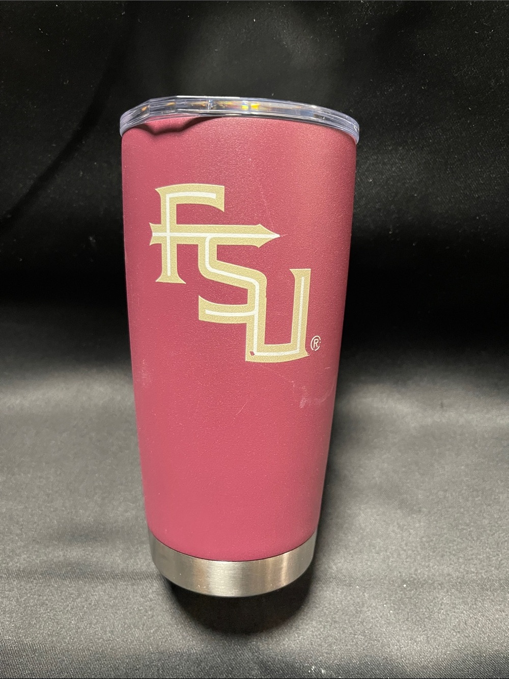 Florida State Seminoles Maroon Tumbler with FSU Logo 16oz never used